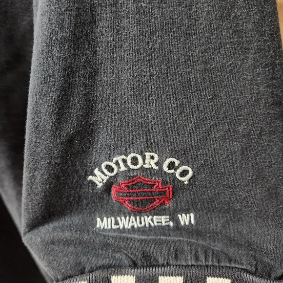 Harley-Davidson Milwaukee, WI Colorblock Short Sleeve Polo - Picture 7 of 8
